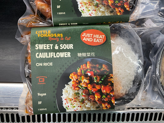 Little Foragers Sweet and Sour Cauliflower on Rice