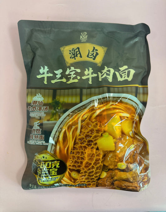 Chao Lu Triple Beef Noodles 258g 潮滷牛三寶牛肉麵