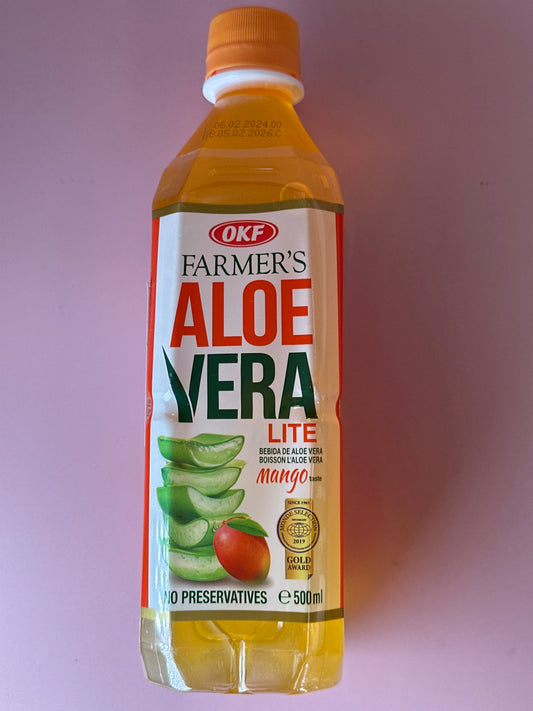 Okf Farmers Aloe Vera Drink Mango 500Ml