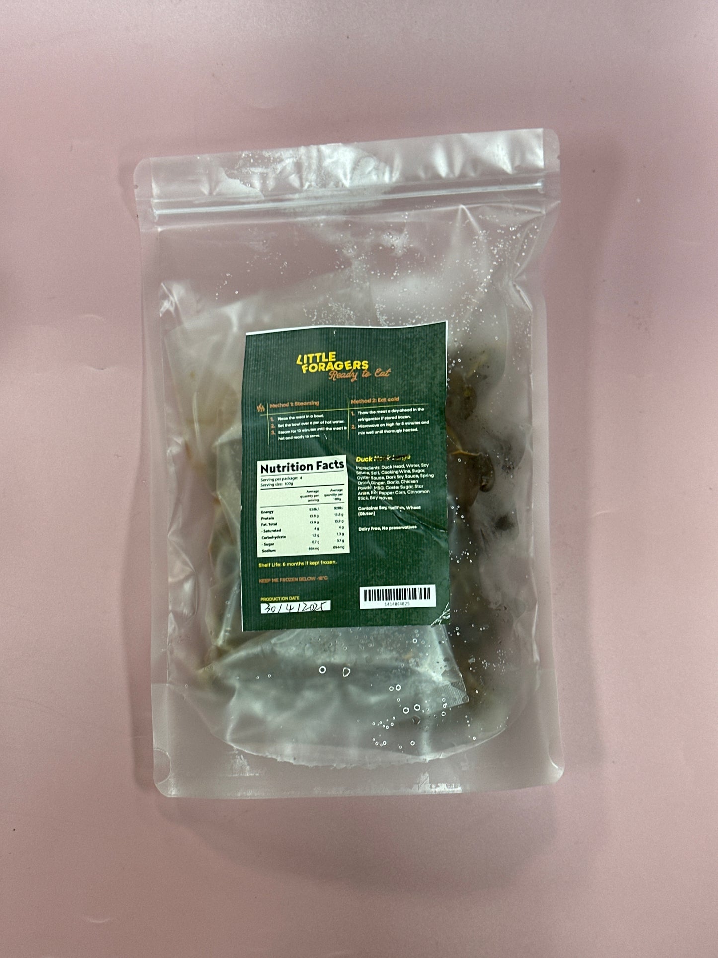 Little Foragers Duck Head-  L /Ready to Eat
