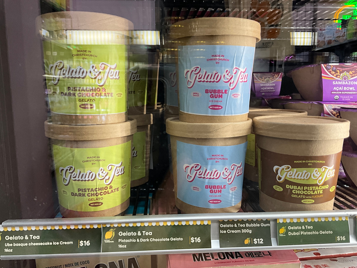 Gelato&Tea Bubble Gum Ice Cream 300g