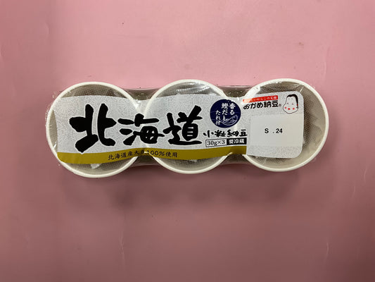 Natto Hokkaido Kotsubu Cup*3 (Fermented Soybeans) 30g*3