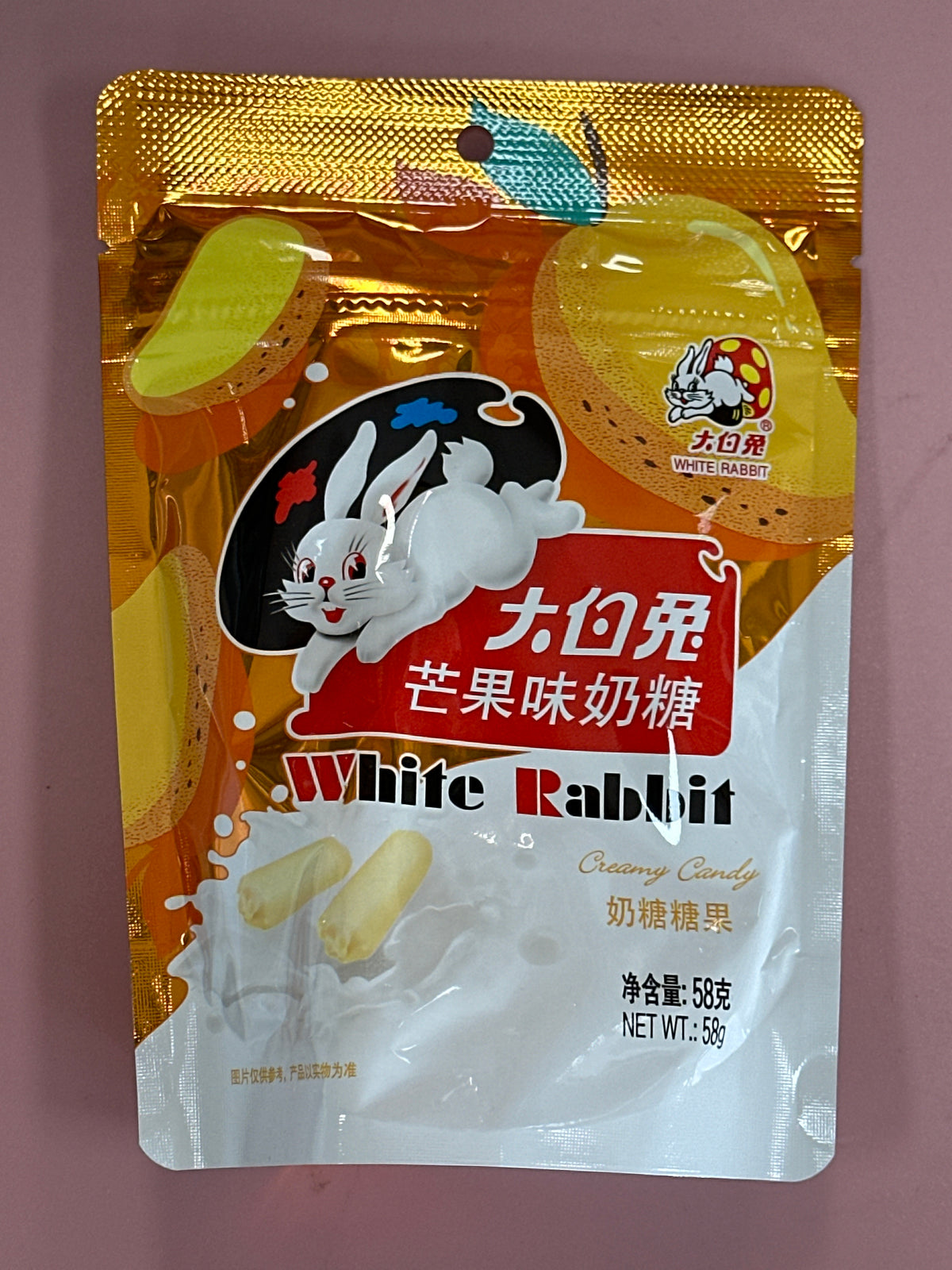 White Rabbit Mango White Rabbit Creamy Candy Mango Flav 58g – Little Foragers Market