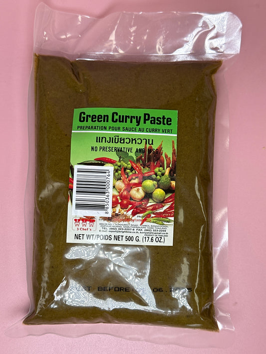 3 Chefs Green Curry Paste