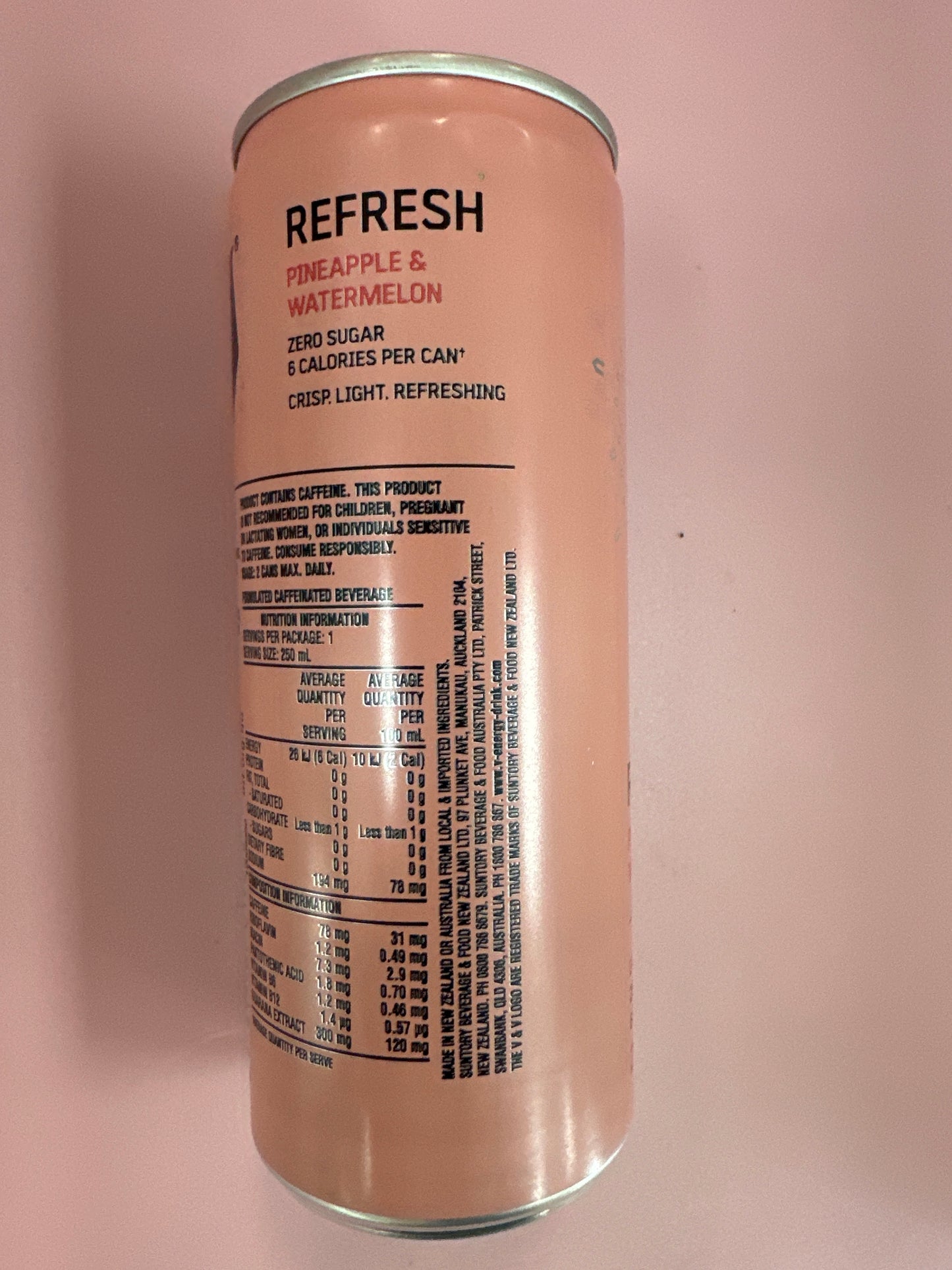 V Refresh Pineapple Watermelon 250 ML