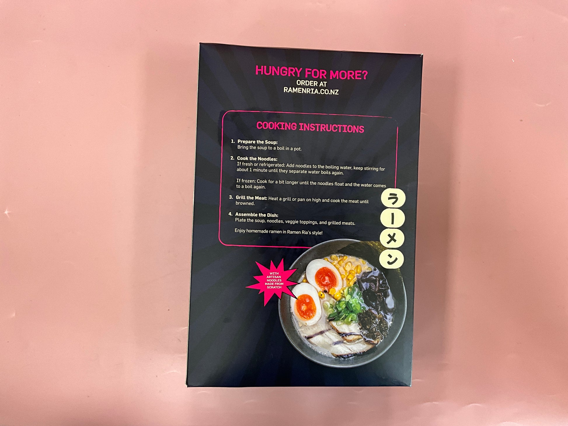 Ramen Ria-Spicy Miso Ramen Pack (serves 2) – Little Foragers Market