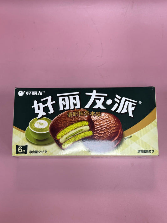 Orion Matcha Choco Pie 好丽友抹茶派