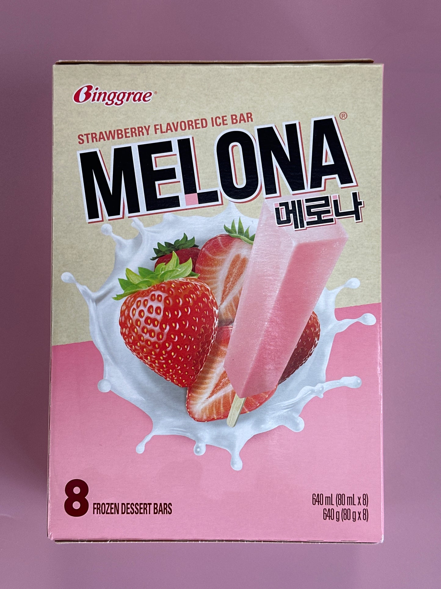 Binggrae Melona Strawberry (8pc/box)