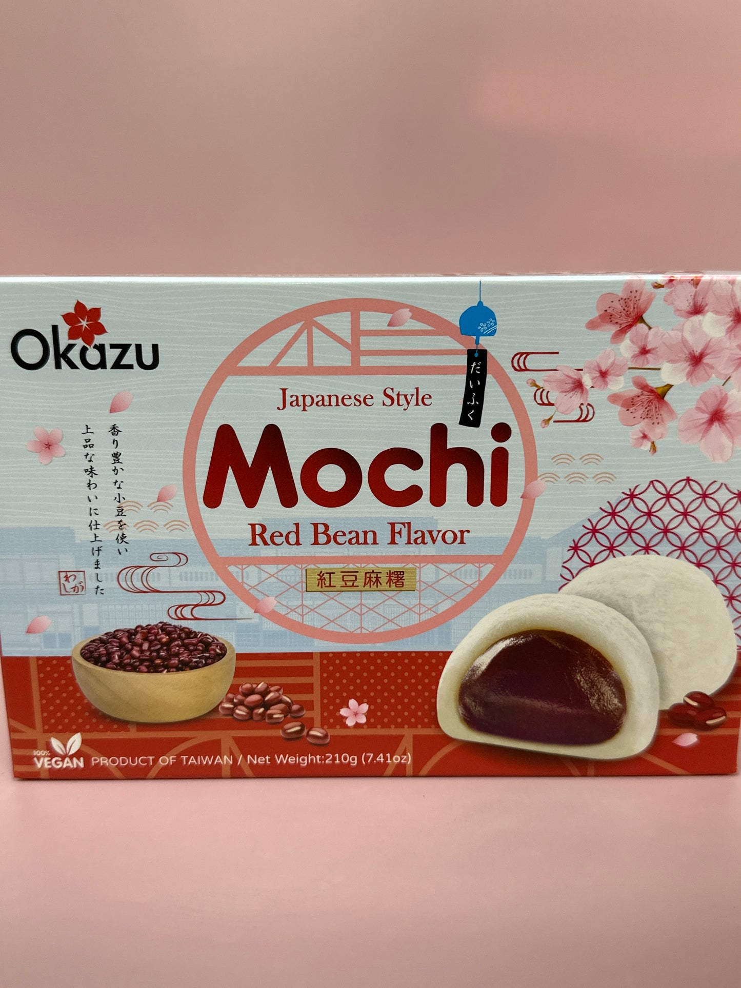 Okazu Japanese Style Mochi Red Bean