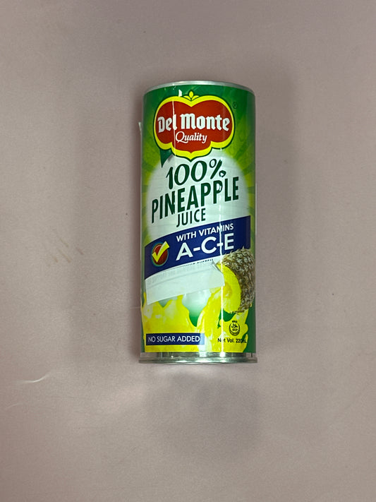 Del Monte pineapple juice 240ml 百分百菠萝汁饮料