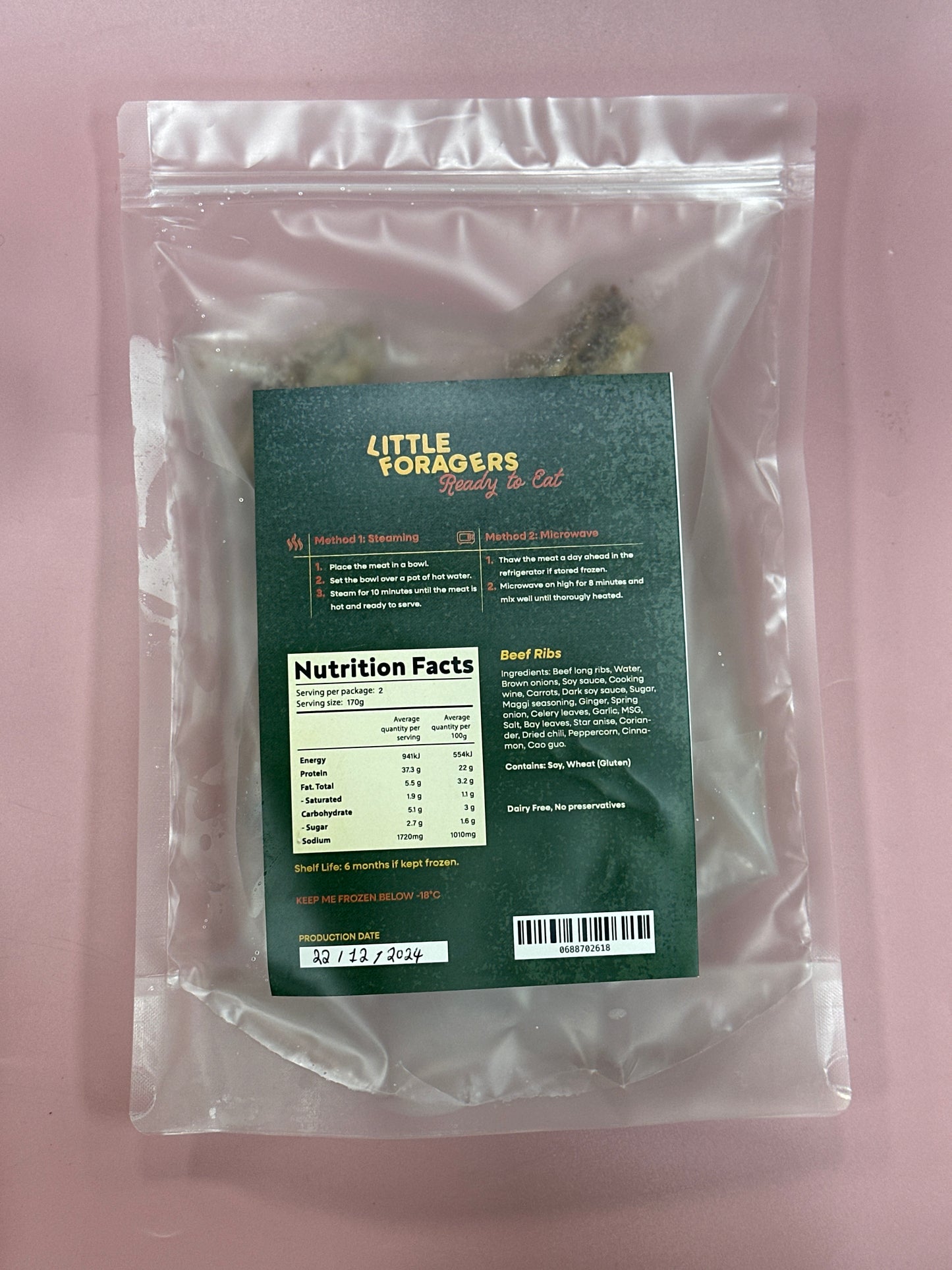 Little Foragers Beef Long Ribs