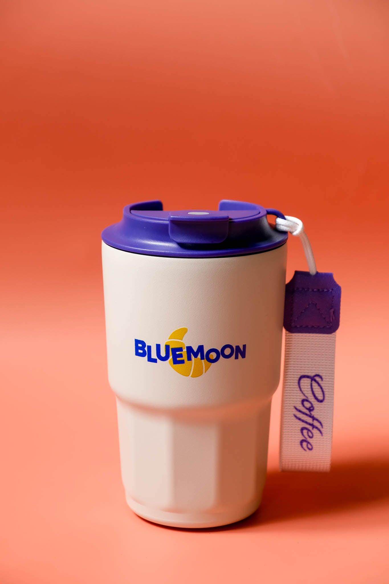 Blue Moon Thermal Coffee Cup — 480ml Insulated
