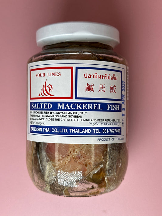 Four Lines Salted Mackerel Fish