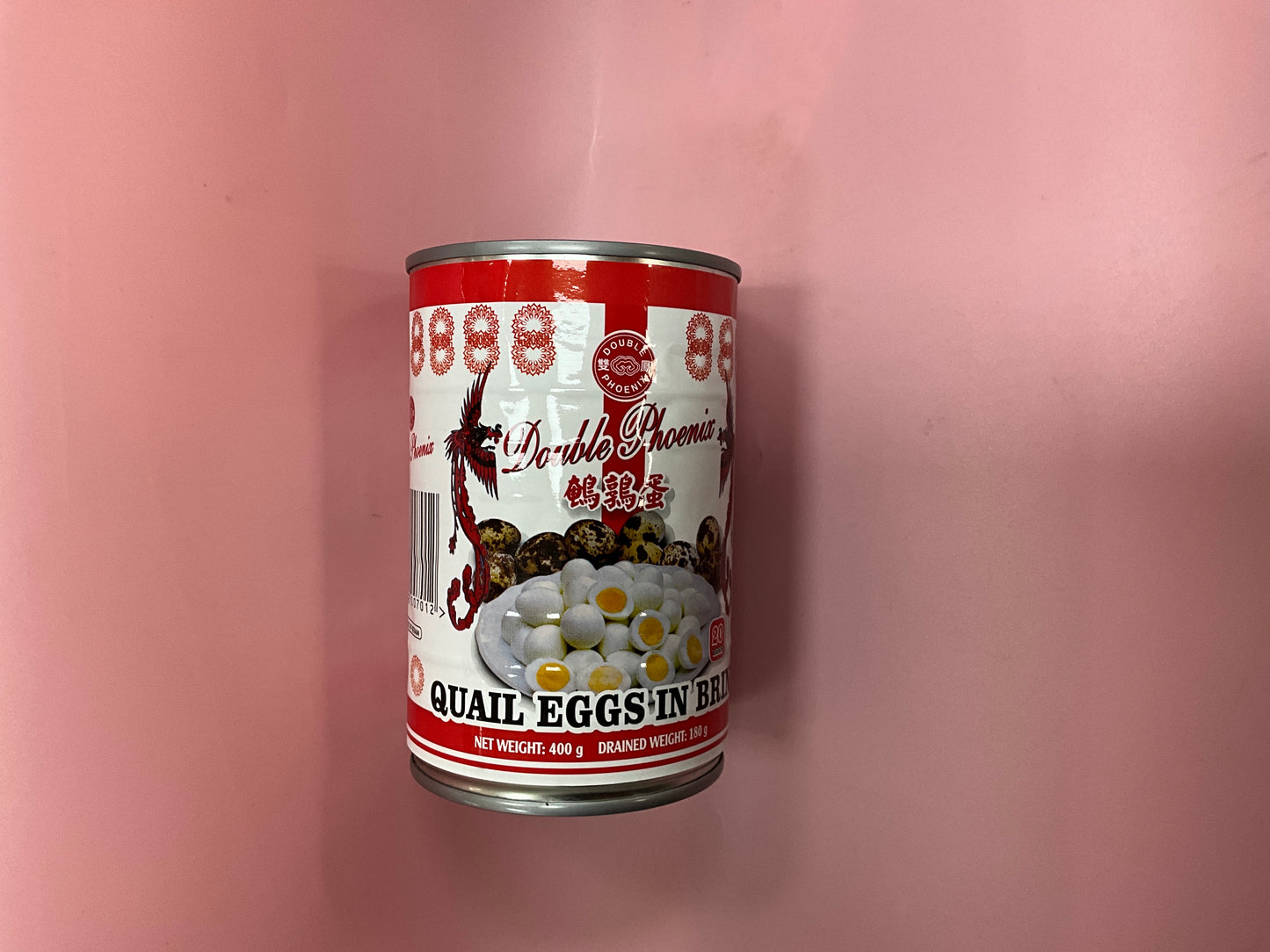 Double Phoenix quail eggs in brine 400g双凤鹌鹑蛋