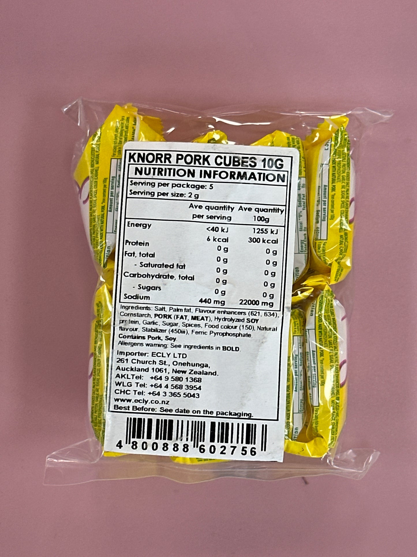 Knorr Pork Broth Cubes10Gx12P