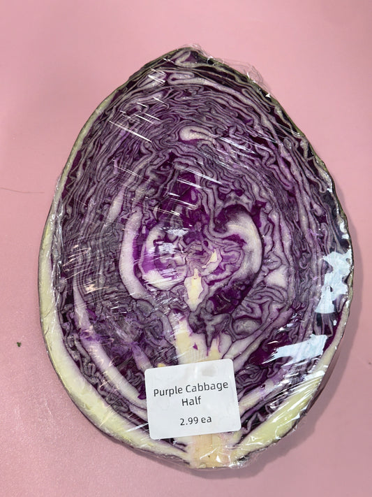 Purple Cabbage Half