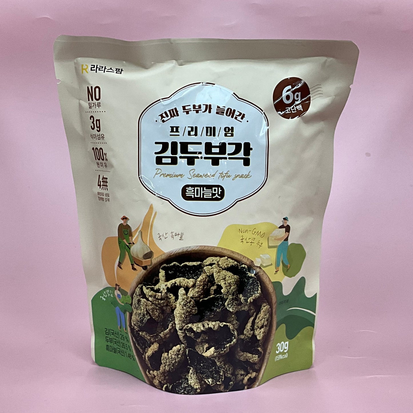 Seaweed Tofu Fried Black Garlic Flavour 30g