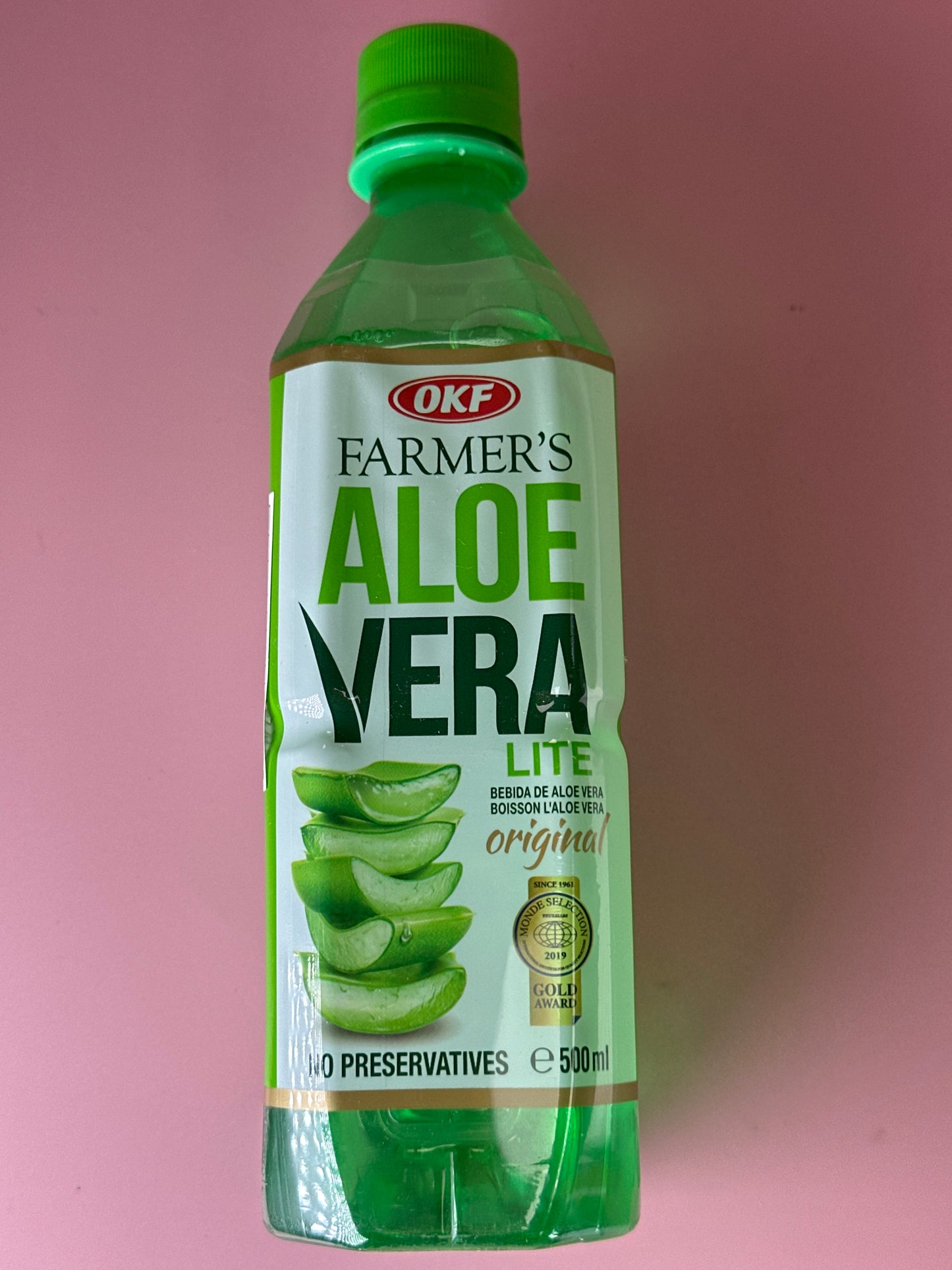 Okf Farmers Aloe Vera Drink Original 500ml