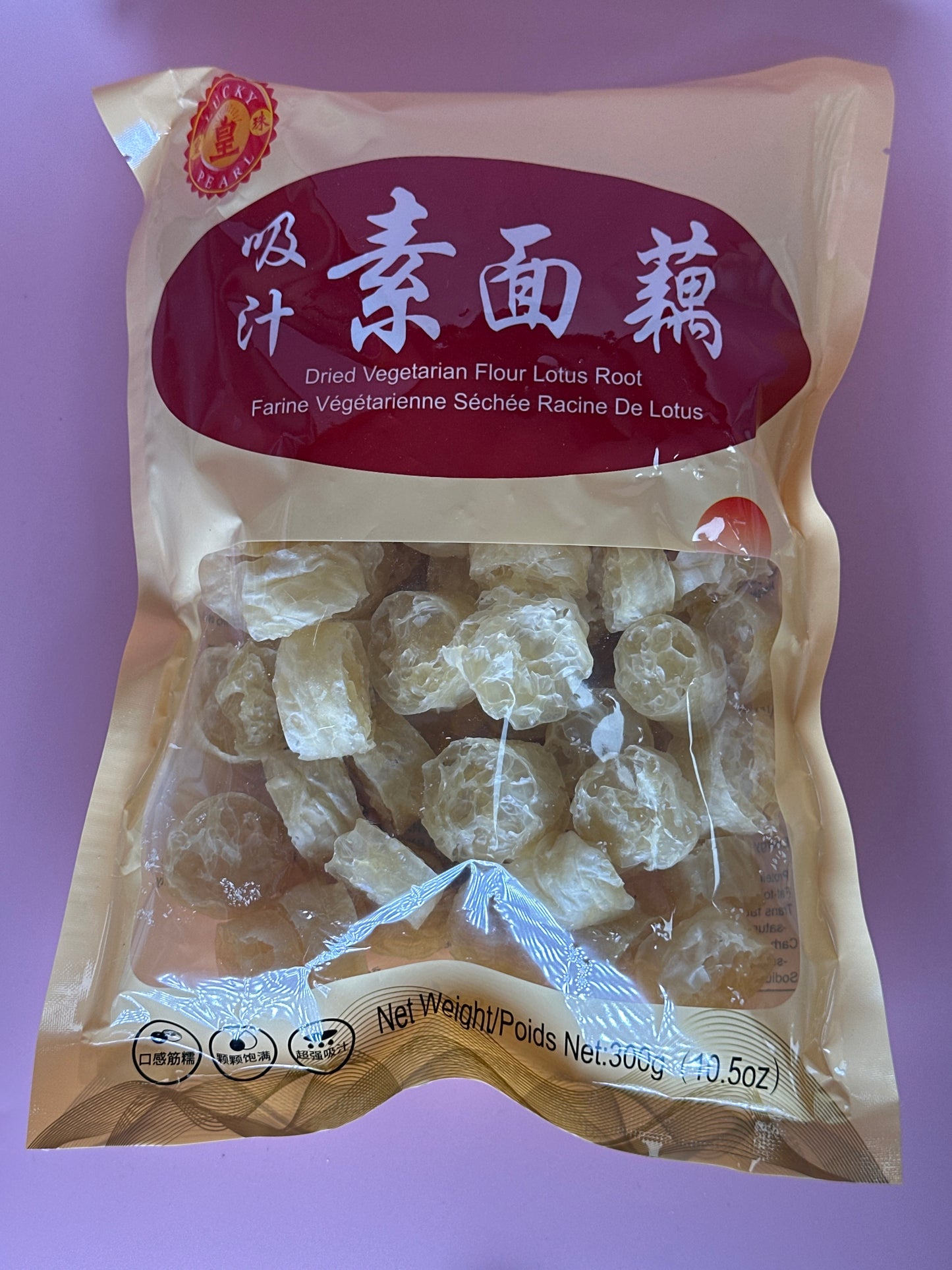 Lucky Pearl Dried Vegetarian Lotus Root