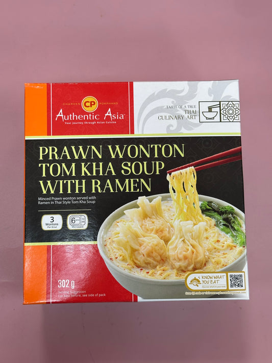 CP Authentic Asia Prawn Wonton Tom kha Ramen 302g