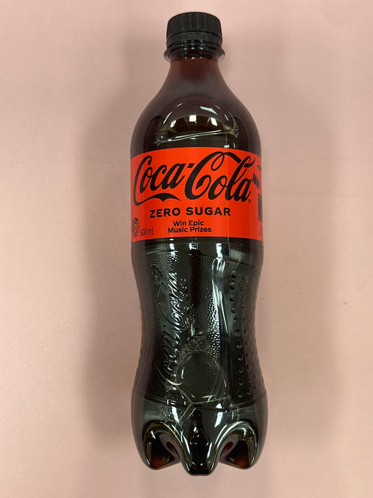 Coke Coca Cola Zero Sugar 600ml