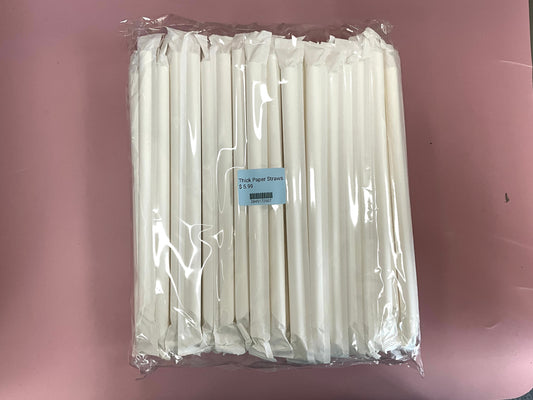 Thick Paper Straws