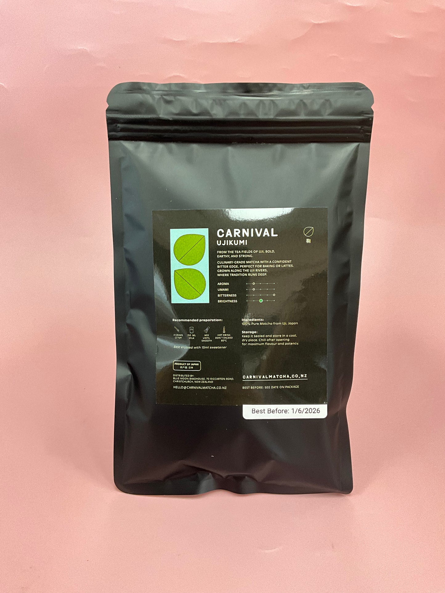 Carnival Matcha Ujikumi 100g bag