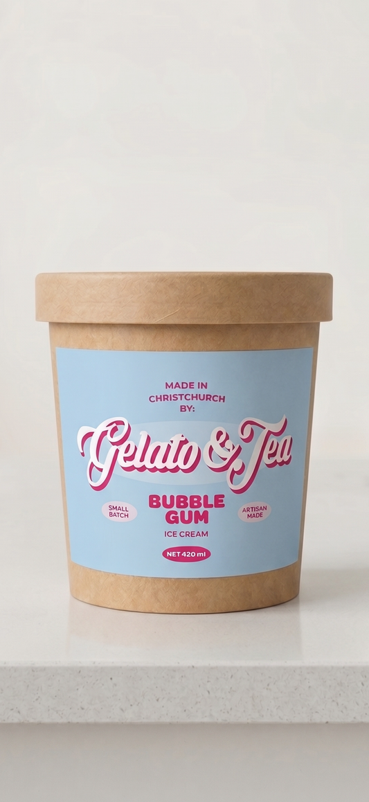Gelato & Tea Bubble Gum Ice Cream 16oz