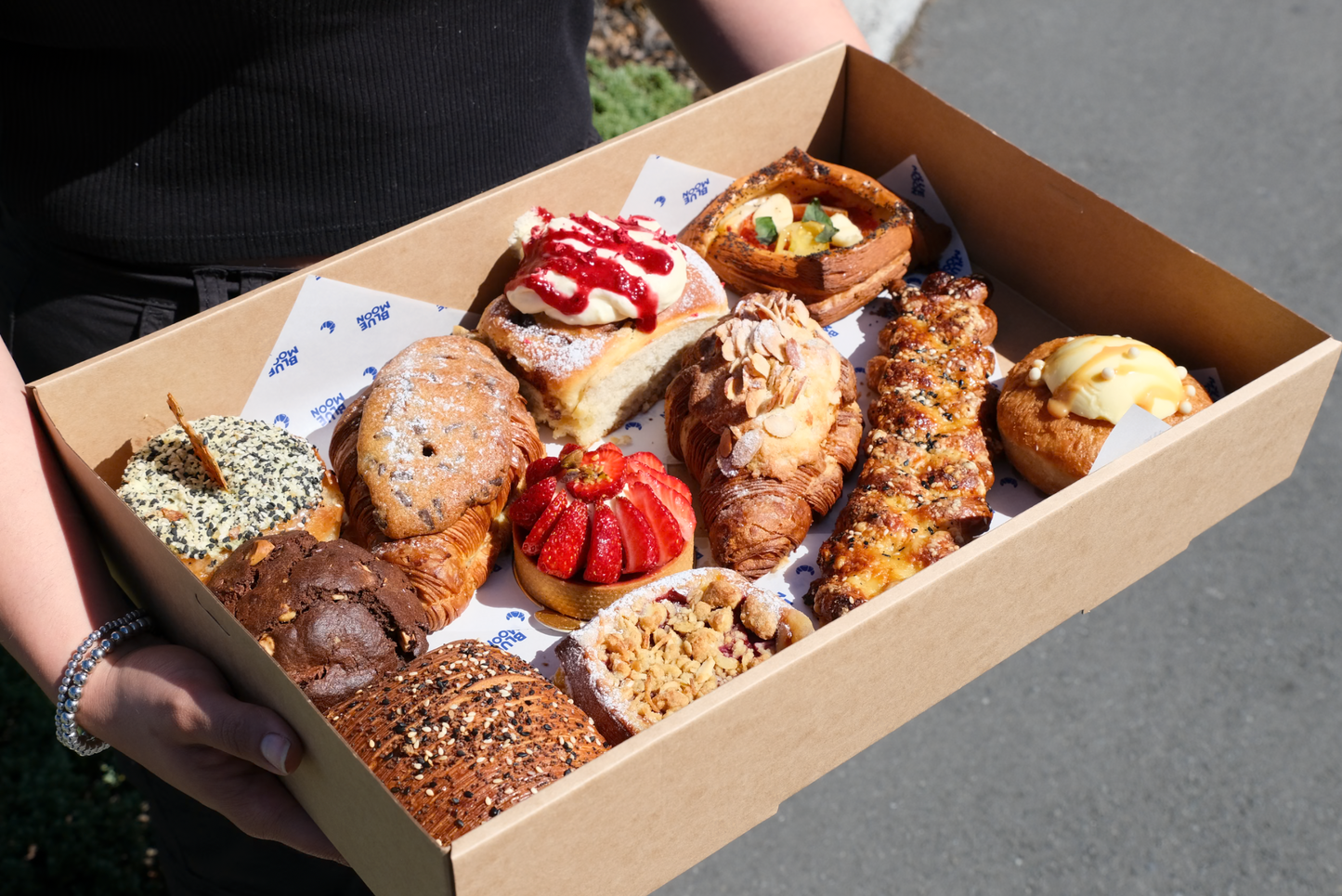 Office Bakery Catering Box, Blue Moon Bakehouse & Little Foragers, 70 Riccarton Road, Christchurch